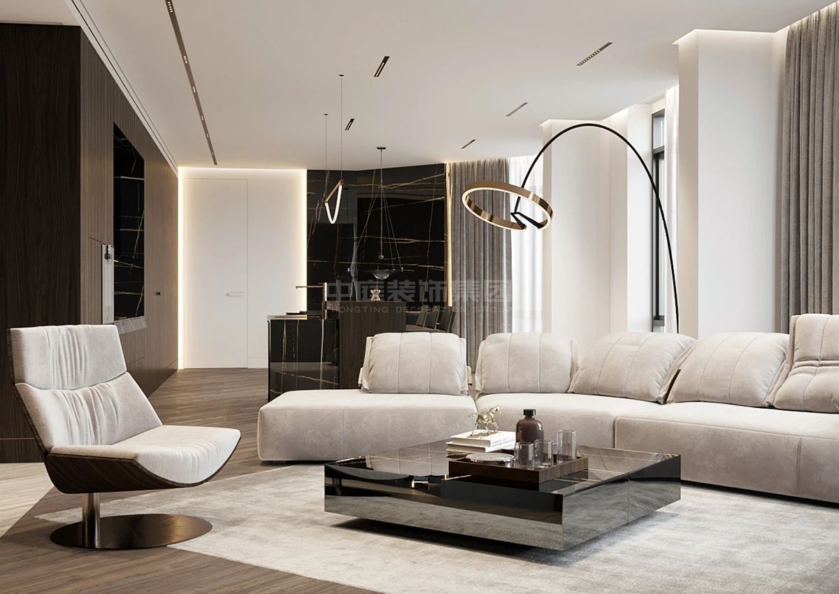 合景天匯105m&sup2;極簡(jiǎn)風(fēng)格案例