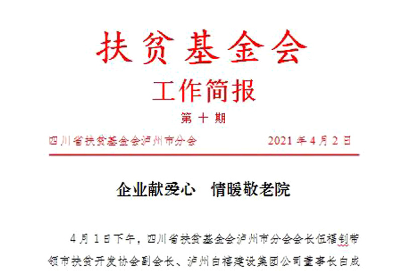 扶貧基金會(huì)工作簡報(bào)第十期